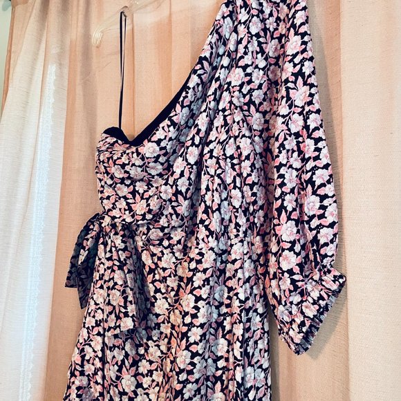 NWT J Crew Collection Limited Edition Ruffle Hem Dress in Glory Floral 12 - Picture 6 of 8